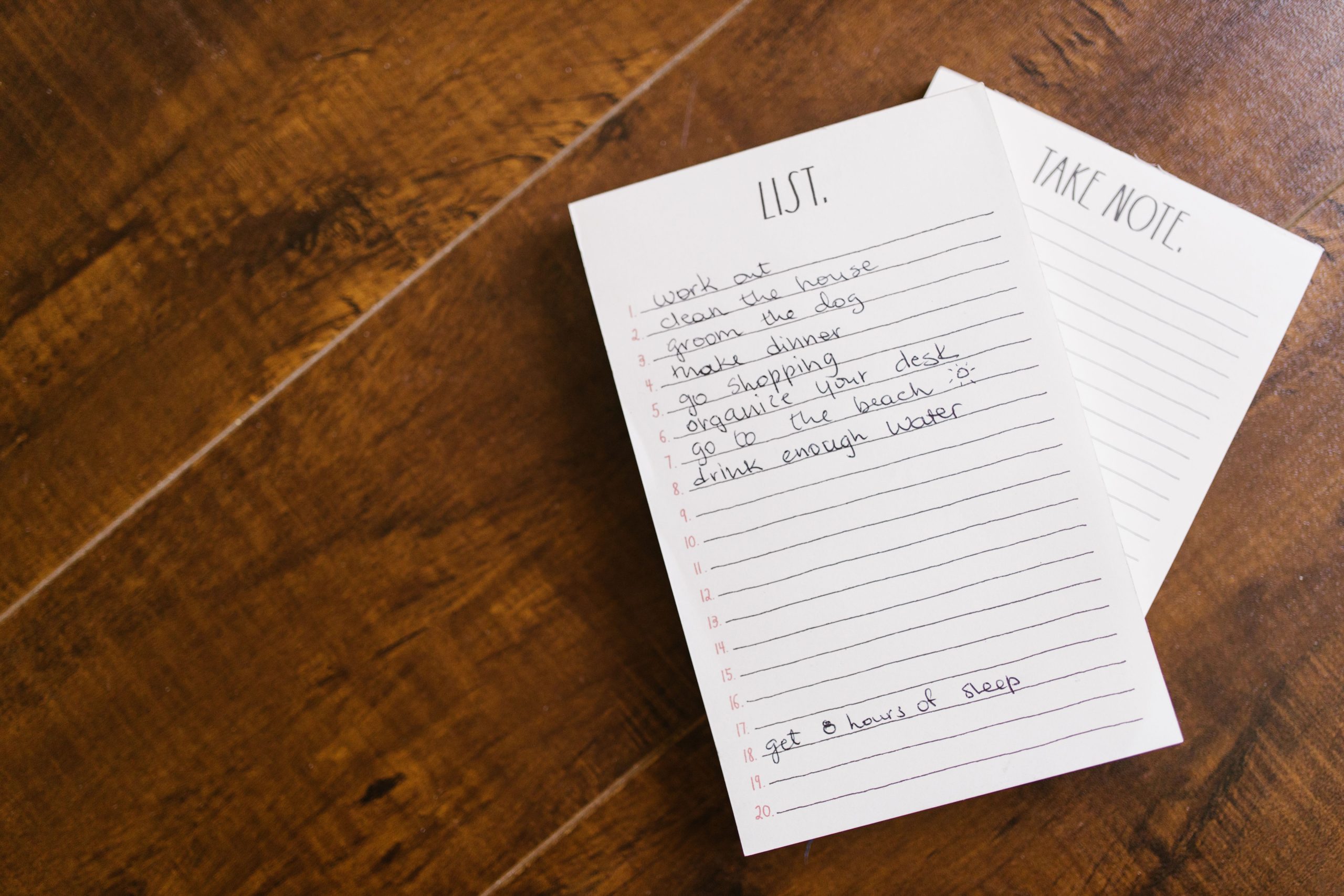 Progress Over Perfection - "The unfinished list"